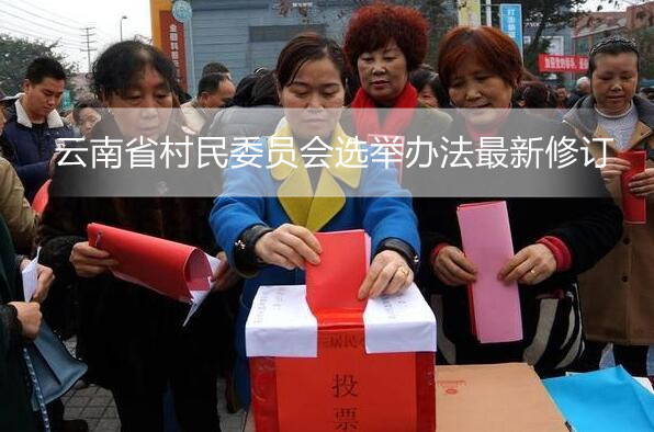 云南省村民委员会选举办法最新修订